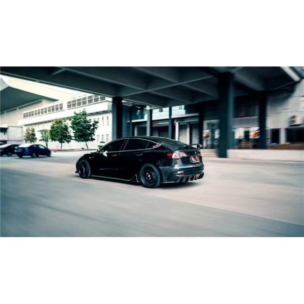 FPR 2019 Spoiler For Tesla Model 3 Body Kit 2022 ACP Style Front And Rear Bumper