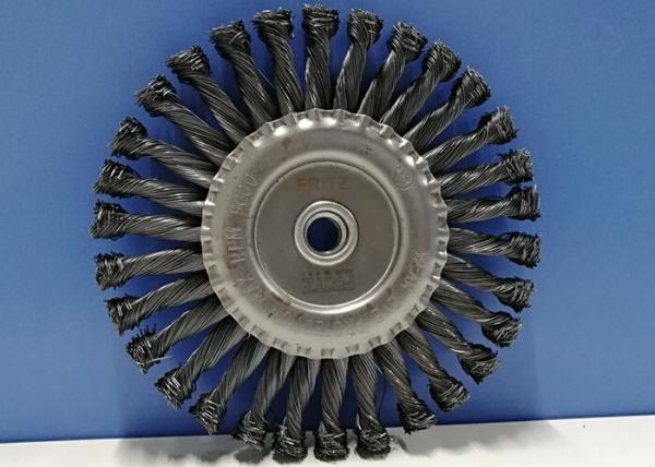 178mm OD Knotted Wire Wheel Brush M14*2.0 Nut With Excellent Tensile Strength