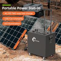 Une centrale électrique portable rechargeable de haute capacité de 2500Wh de capacité pure