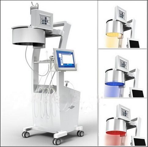 Sanhe laser hair regrowth with hair and skin analyzer combing laser and medicine treatment