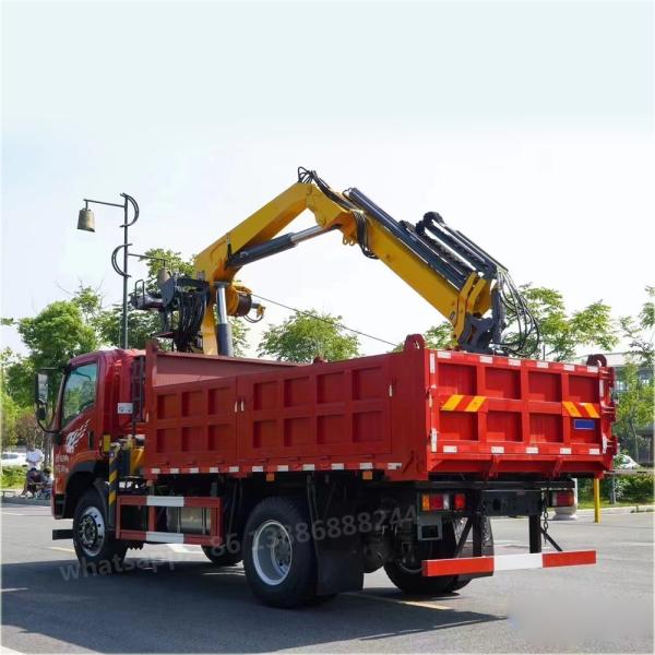 Sinotruck 4*2 Camion-Camion à rampe monté avec rampe télescopique Camion à rampe télescopique