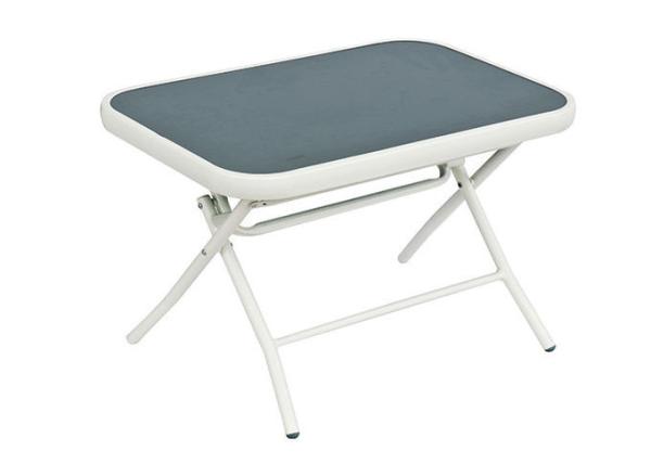 Nontoxic Portable Outdoor Table Steel Garden Furniture High Temperature Tolerant