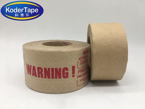 Water Activated Reinfoced Starch Adhesive Gummed Brown Paper Tape