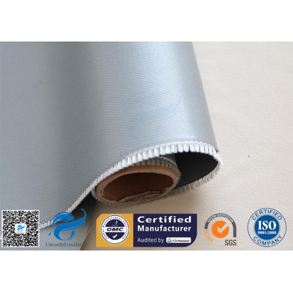 Oil Pipeline Insulation Silicone Coated Fiberglass Fabric Material 0.4 MM Thickness