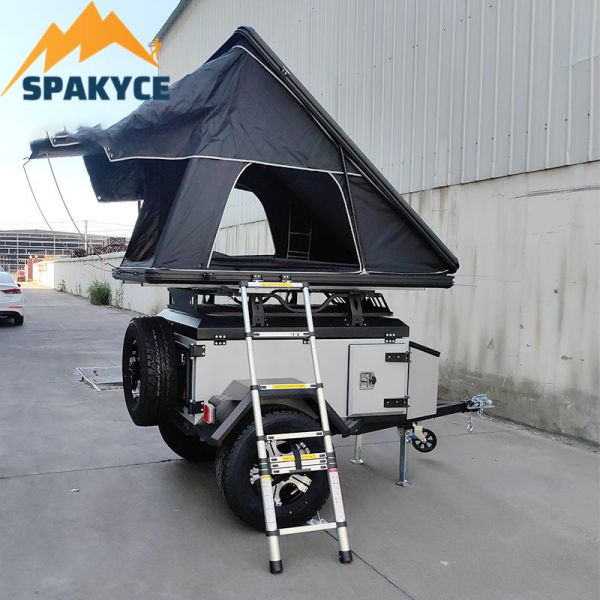 Luxury 4x4 Small Trailer Off-Road Camper RV for Wilderness Outdoor Self-Driving Camping Portable Tent House Trailer Accessory