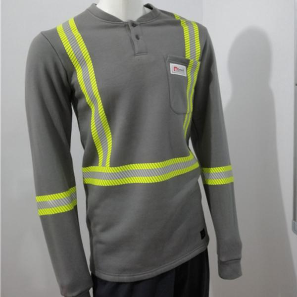 Cotton Fleece Fabric Flame Resistant Workwear 11oz HRC2 ARC Level