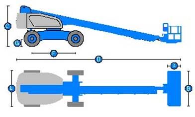 Diesel 36M Telescopic Hydraulic Boom Lift for Self Propelled Aerial Work 480KG Load Capacity