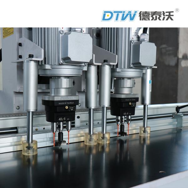 foreuse de charnière de porte de Cabinet de foreuse de contreplaqué de têtes du double 1.5kw