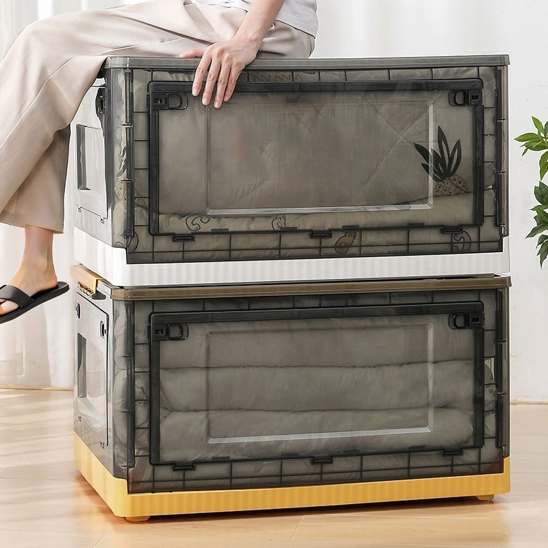 Hot Sale Home Use Stackable Detachable Clothing Storage Boxes Large and Sturdy Storage Boxes for Cloth Quilt