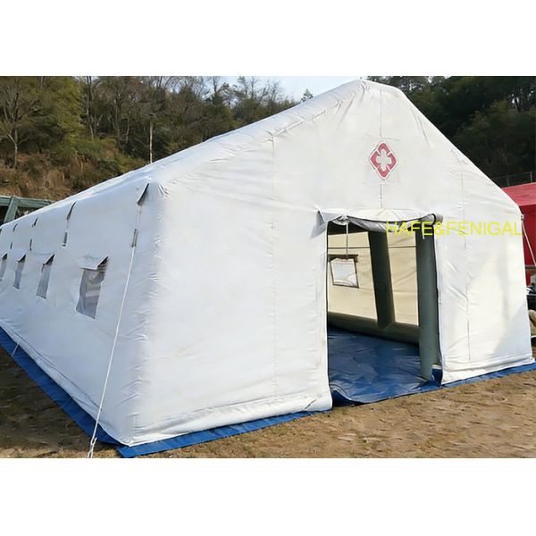 Fast-Deployable Large 5m Inflatable Building Tent For Emergency & Medical Use