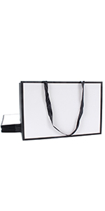 Bouquet Paper Gift Bag With Handles, Wedding Party Bag, Square Paper Bag XL size, wrapping bags, gift boxes