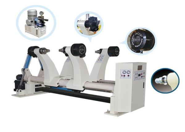Dpack corrugated Fully Automatic RS-1500H Hydraulic Mill Roll Stand , Paper Roll Stand With Multipoint Brake