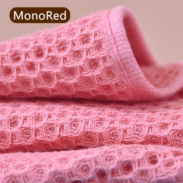 Ensemble de serviettes carrées de cuisine en coton pur avec crochet Waffle Garantir une serviette carré