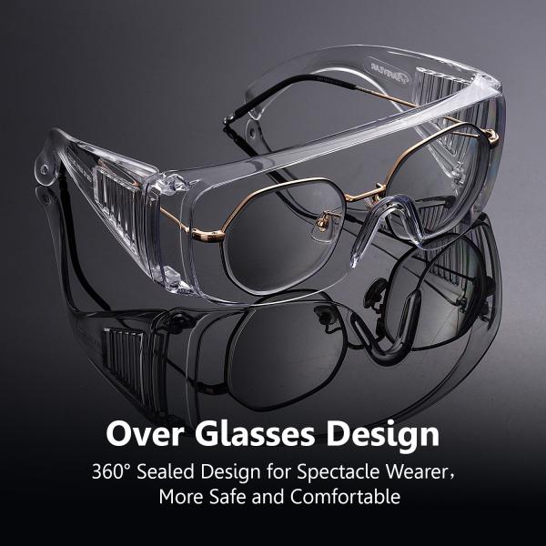 SAFEYEAR SG035 Safety Glasses Goggles Anti Scratch Anti Fog Medical Safety Glasses