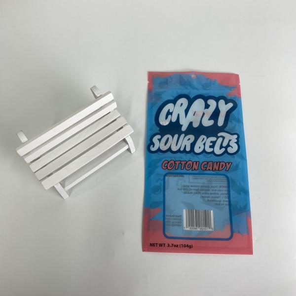 Digital Print Three Side Seal Bags Cotton Candy  Packaging Bags With Window