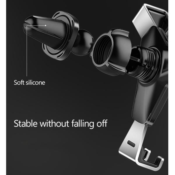 360 кронштейн держателя телефона автомобиля силы тяжести держателя 0.1kg телефона вращения степени умный регулируемый