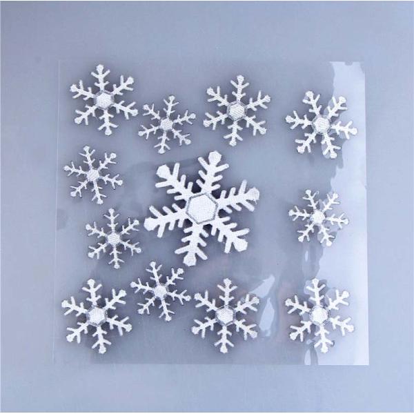 Kids DIY Christmas Party Crafts Ultrasonic Embossing SnowFlakes Applique Crafts