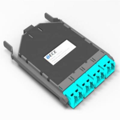 Mental 24 Core Mpo LC Cassette , MTP MPO Connector LGX Fiber Cassette