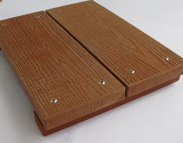 Antislip WPC Deck Flooring For Garden , Lawn , Balcony 140mm*25mm