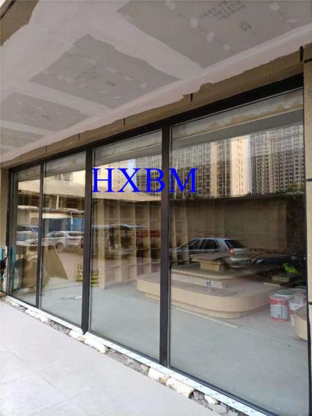 Electrophoresis PVDF Aluminum Sliding Patio Doors Heat Insulation ISO9001
