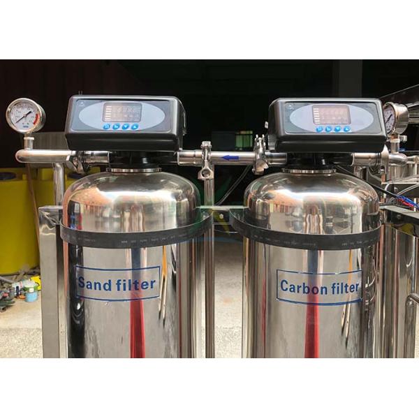 RO Water 500LPH Stainless Steel Automatic Reverse Osmosis For Drinking Water Treatment