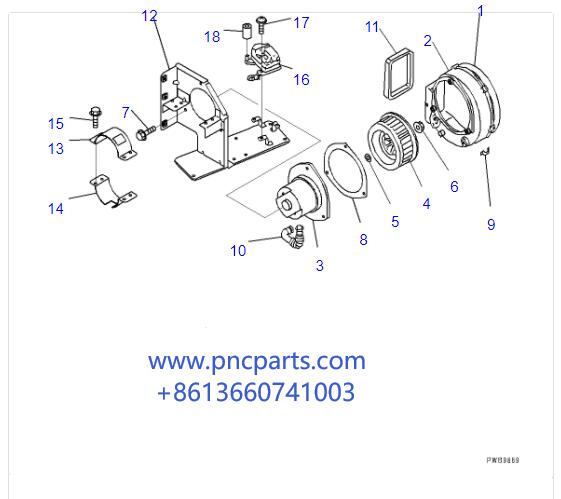 ND529250-0049 двигатель для воздуходувки D65EX-15 для Dozer ND292500-0650 KOMATSU