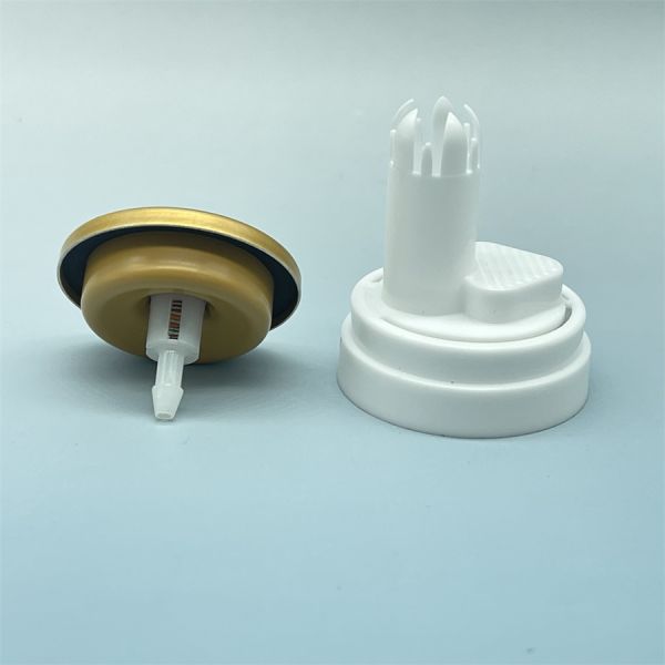 Durable Hair Mousse Inverted Aluminum Valve for Cosmetic Brands with Anti-Corrosion Coating