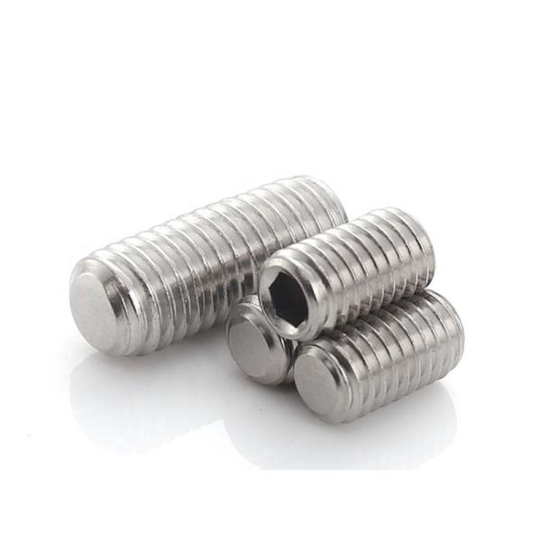 Concave End Fixed Hex Socket Screw DIN913 Grade 12.9 304 Stainless Steel Plain Finish