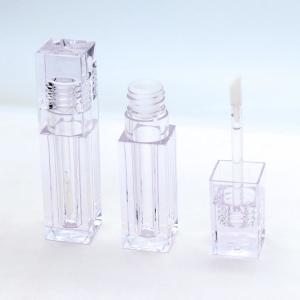 Plastic lip gloss tube cosmetic packaging container empty lipgloss tube with