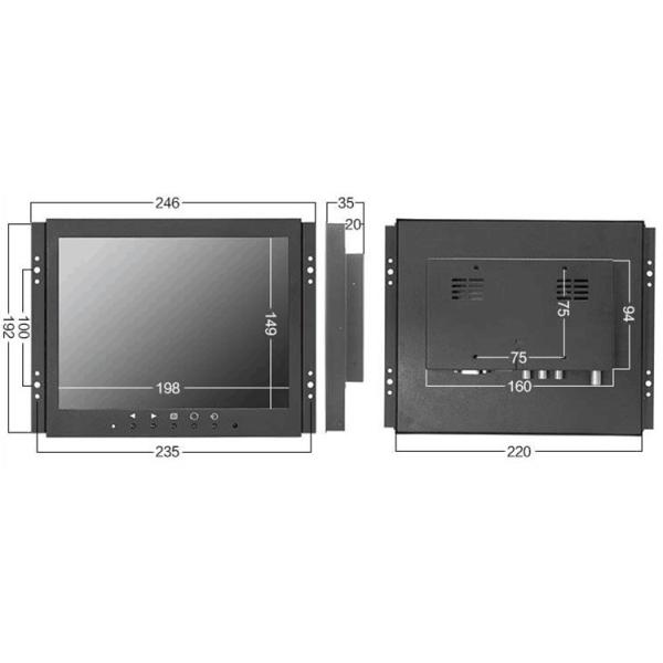 Пластиковый случай HDMI Polcd 9,7