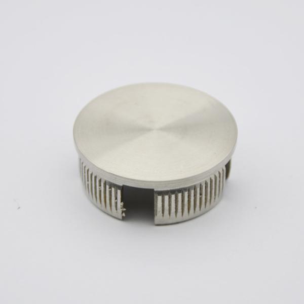 Stainless steel end cap 38.1mm for handrail tube 1-1/2, Satin finishing, SS304