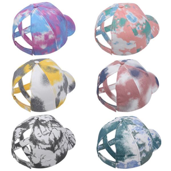 Бейсбольная кепка 58cm Ponytail диапазона креста Criss краски связи для взрослых