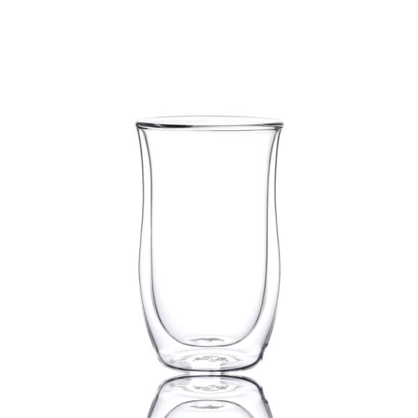 Manufacture Custom Coffee Tea With High Borosilicate Handle Heat Resistant Double Wall Glass Cup