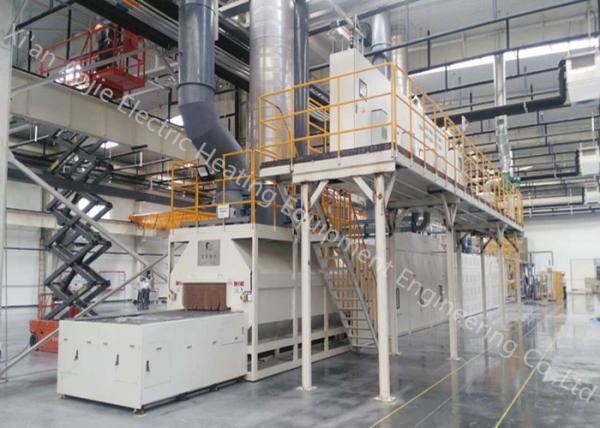 PLC Control Gas Brazing Equipment Furnace High Parts Pass Rate CE Approved
