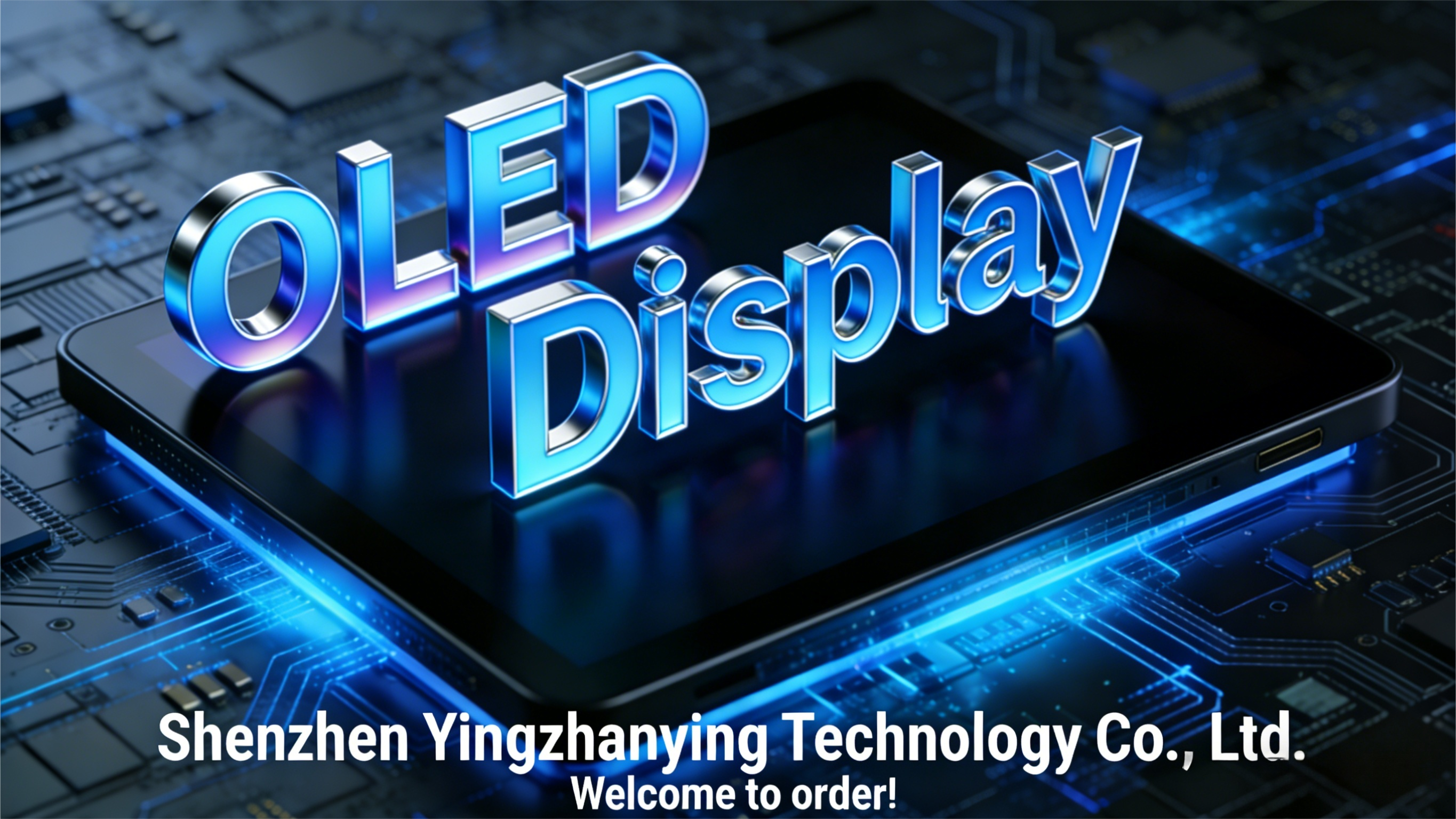 0.87 Inch OLED Display Module with 128x32 Resolution and 4-Wire SPI Interface