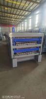 Rollo de acero del color acanalado de tres capas que forma la máquina por completo automática