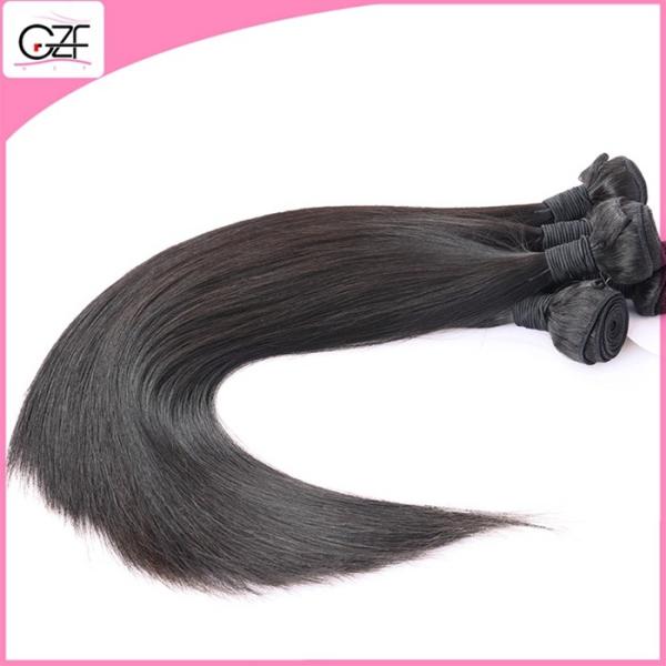 Natural Can be Dyed and Permed Straight Human Hair 6A Grade Virgin Malaysian Weave