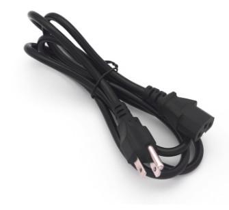 America standard USA ac power cord free sample 3pin plug us 3 pin power cable