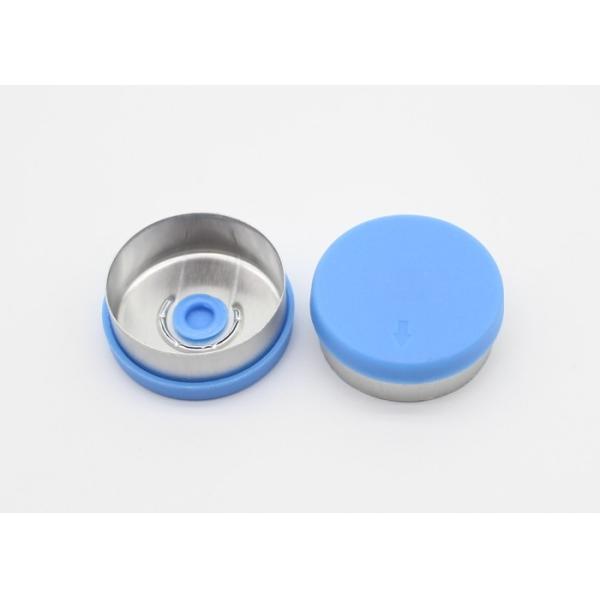 20.3*7.3mm Tear Off Caps Customized Logo Plastic PP And Aluminum Material