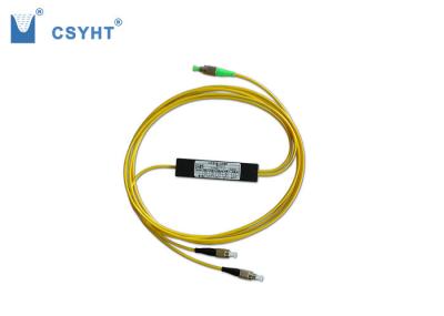Tipo comprimento de onda de FBT da maneira 1310nm 1550nm do único modo 1x2 do divisor da fibra ótica