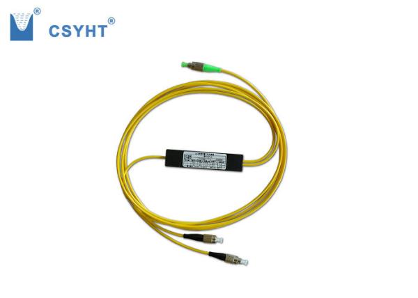 Tipo comprimento de onda de FBT da maneira 1310nm 1550nm do único modo 1x2 do divisor da fibra ótica