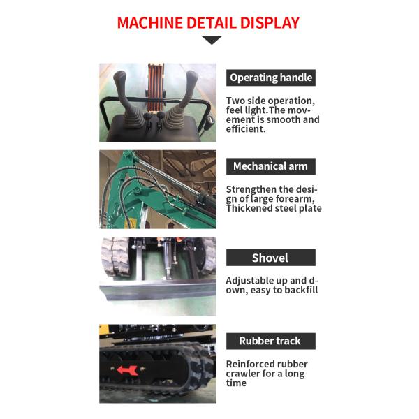 изготовитель экскаватора Backhoe 34kw мини с двигателем Changchai 490