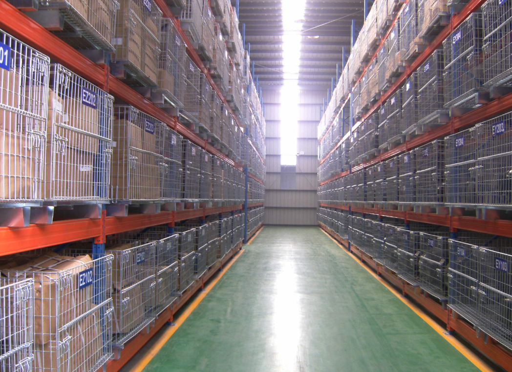 Folding Logistics Trolley Pallet Cage Metal Steel Storage Cage