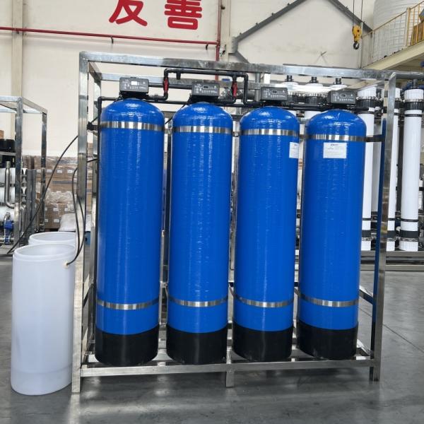 1t/h Ro Frp Pressure Vessel Safety Water Filter Purified Water Drinker Ro Plant