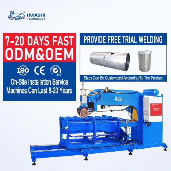 Stainless Steel Flange Longitudinal Seam Welding Machine Automatic Hwashi