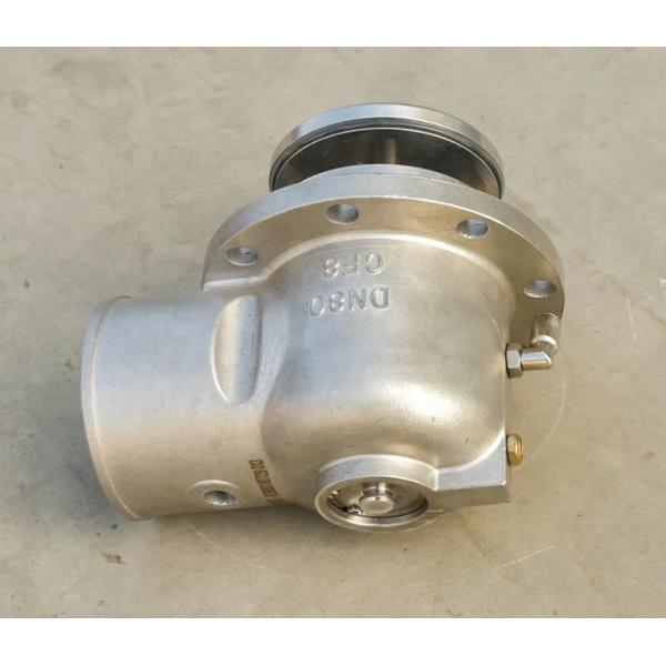 Supply Stainless Steel Side Plate Vapor Recovery Valve for Fuel Tanker Truck Nominal Pressure 0-0.6Mpa Prevent Leakage