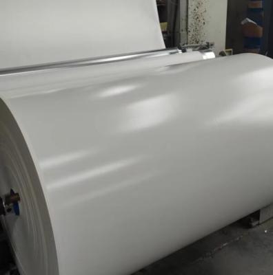 White Solid Color White PU Foil Paper For Back Of Plywood And MDF Boards Decorative Paper For Furniture