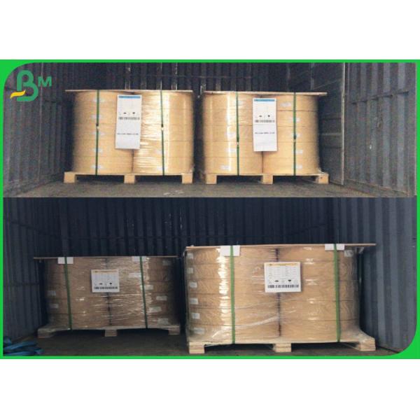 papier enduit de pe Le PE étanche à l'humidité de 50gsm +10g a enduit le petit pain de papier pour la bougie de emballage