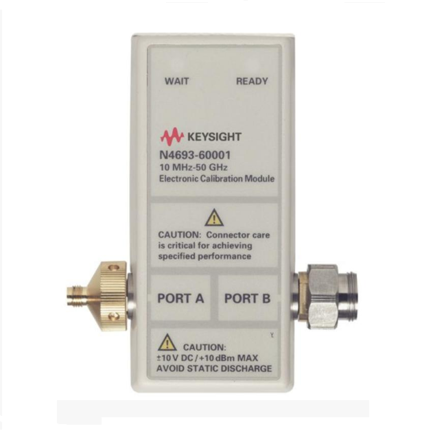 Keysight N4693A Electronic Calibration Module with 10 MHz to 50 GHz Range and 2.4 mm 2-Port Connectors