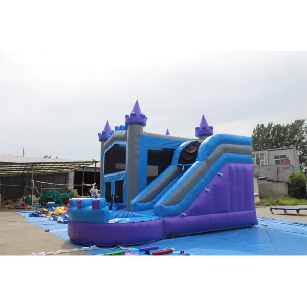 Block Jumping Castle Inflatable Bouncy Castle Slide with Customized Color Combinations